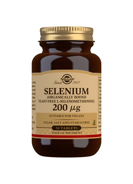Solgar - Selenium 200ug (Yeast Free) (50 Tabs)